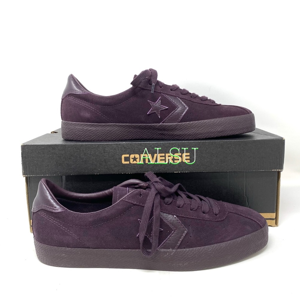 Converse Cons Break Point Men Sneakers Suede Cherr - Picture 3 of 11